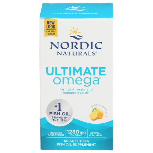 Nordic Naturals Ultimate Omega 1280 Mg Lemon