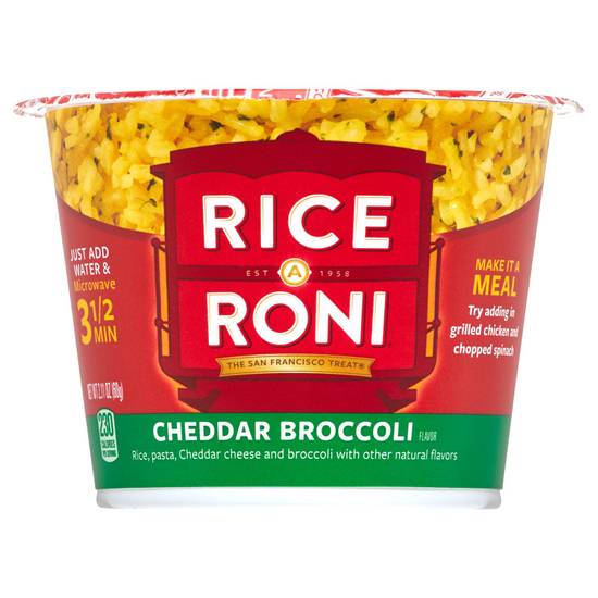 Rice-A-Roni Cheddar Broccoli Rice Cup 2.11oz