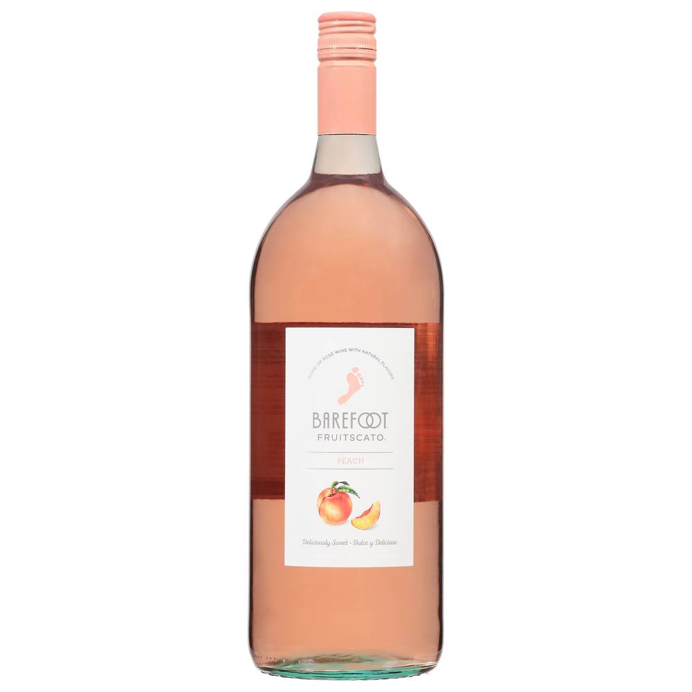 Barefoot Fruitscato Peach Rose Wine (1.5 L)