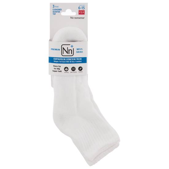 No Nonsense Premium White Mens Shoe Socks (3 ct), Delivery Near You
