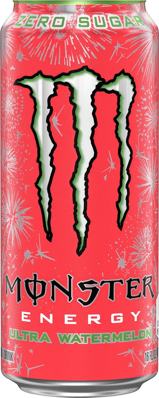 Monster Zero Sugar Energy Drink (16 fl oz) (ultra watermelon)