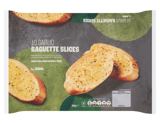 ASDA Garlic Baguette Slices (10 pack)