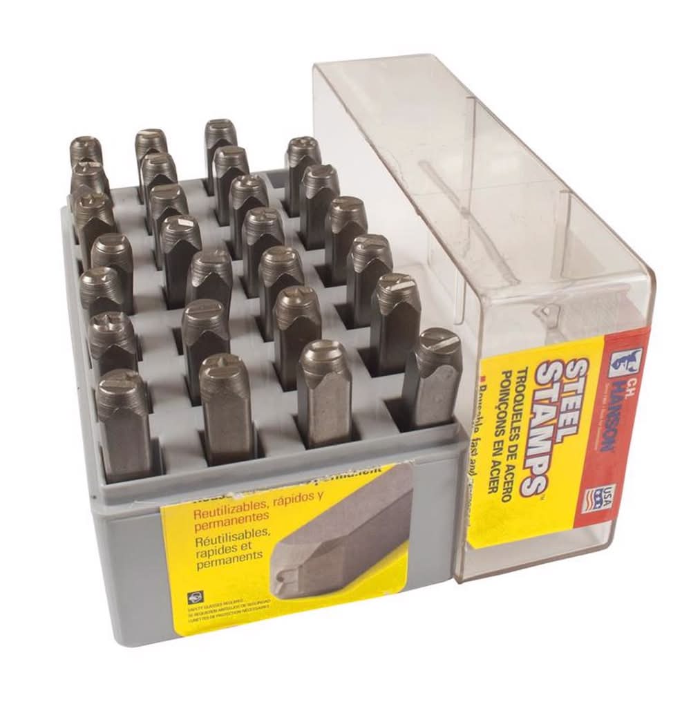C.H. Hanson 1/8 In. Letter Stamp Set 27 Pc