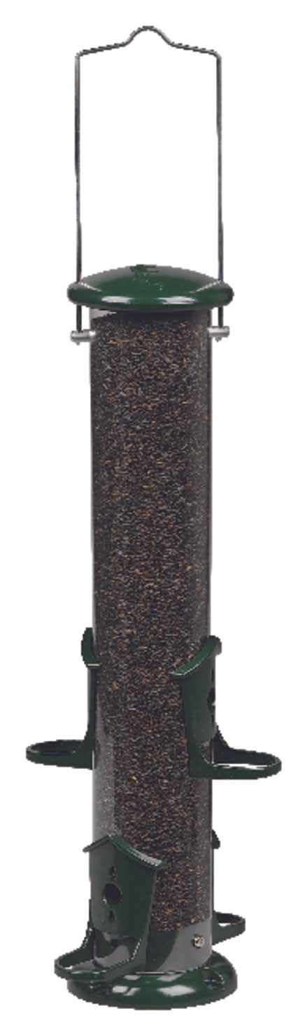 Audubon Finch 1.5 Lb Metal Thistle Tube Bird Feeder 4 Ports