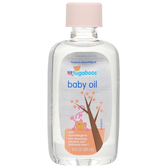 Rite Aid Tugaboos Baby Oil - 3 fl oz