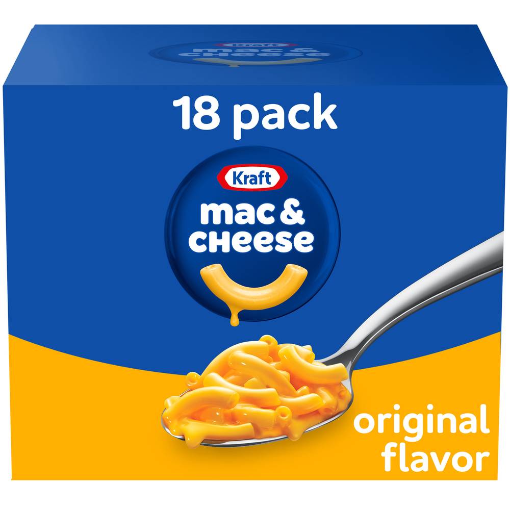 Kraft Original Macaroni & Cheese Dinner (7.25 oz, 18 ct)