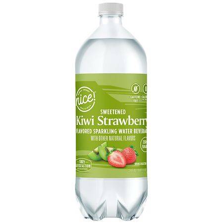Nice! Sparkling Water Beverage Kiwi Strawberry 33.8(fl Oz)