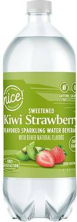 Nice! Sparkling Water Beverage Kiwi Strawberry (33.8 fl oz)