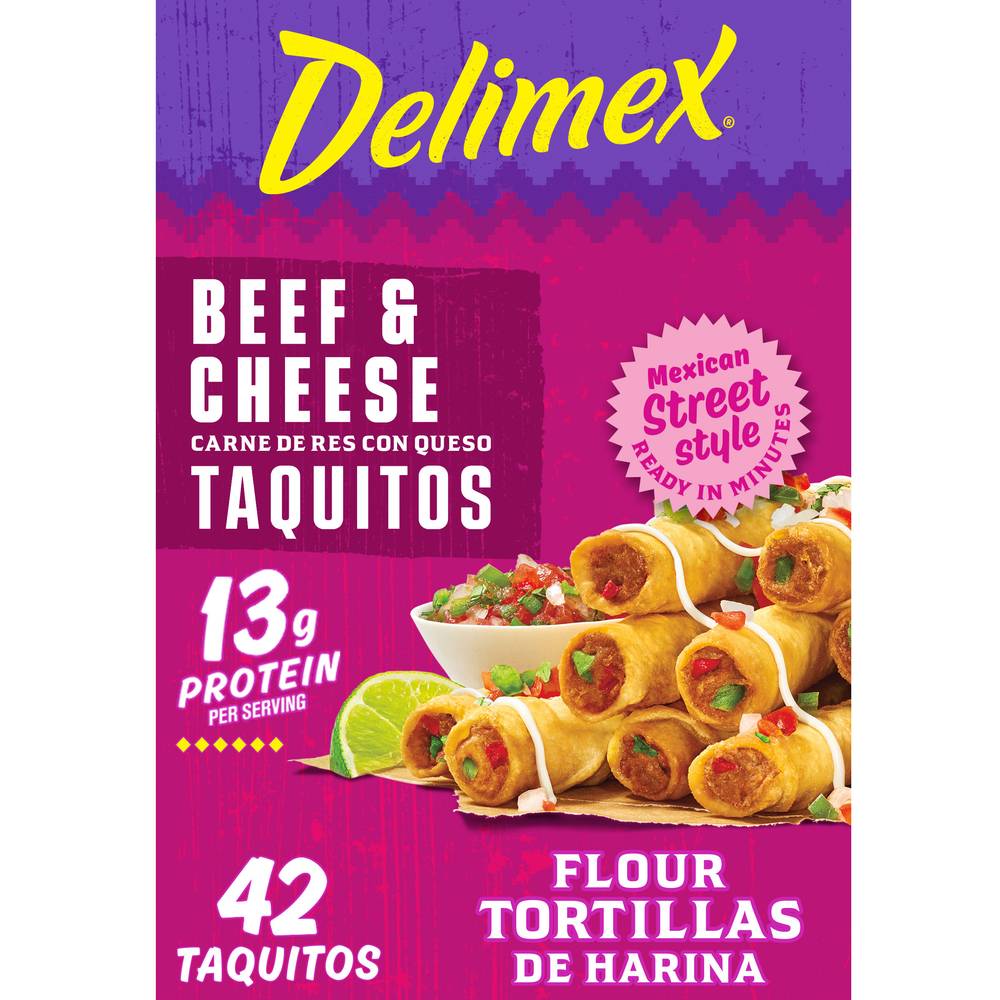 Delimex Beef & Cheese Taquitos (3.15 lbs)