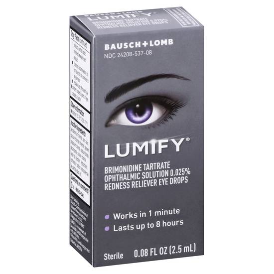 Lumify Sterile Redness Reliever Eye Drops