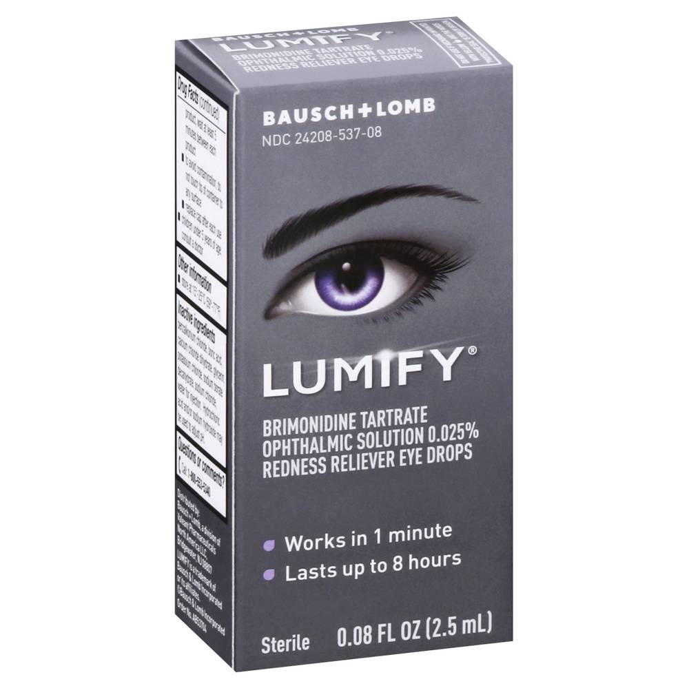 Lumify Brimonidine Redness Reliever Eye Drops (0.1 fl oz)