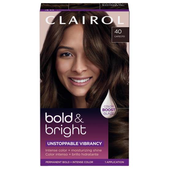 Clairol Bold & Bright Permanent Hair Dye (40 cafecito)