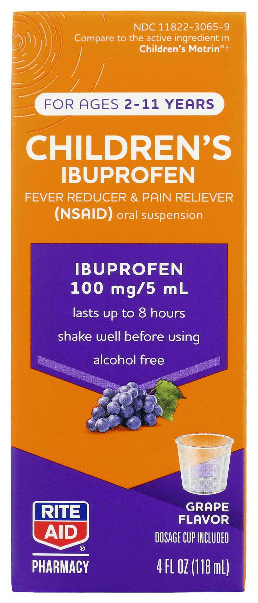 Rite Aid Children's Ibuprofen Fever Reducer & Pain Reliever (nsaid) Oral Suspension
