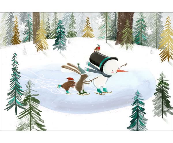 Hallmark Snowman Greeting Card (1 oz)