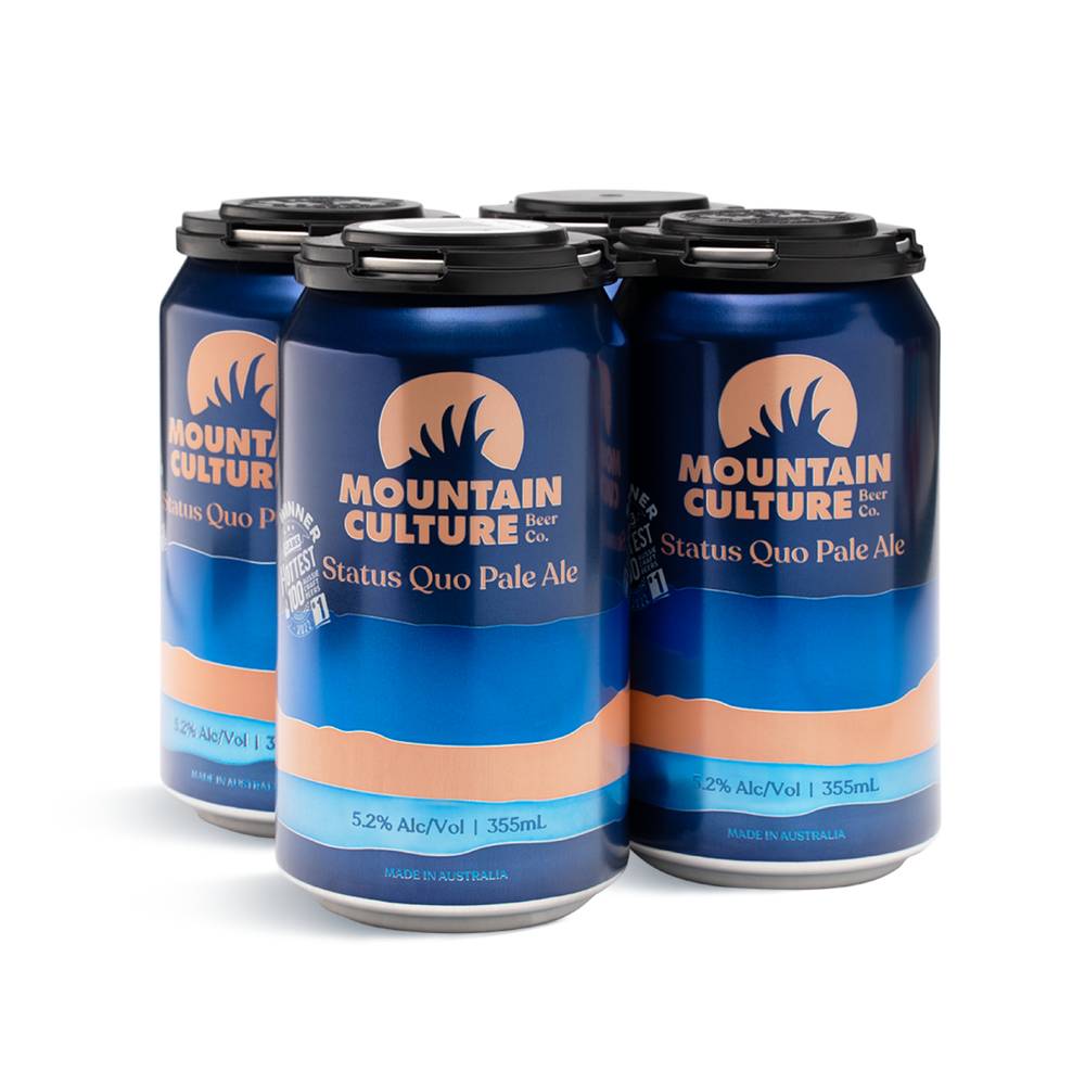 Mountain Culture Status Quo Pale Ale Can 355mL X 4 pack