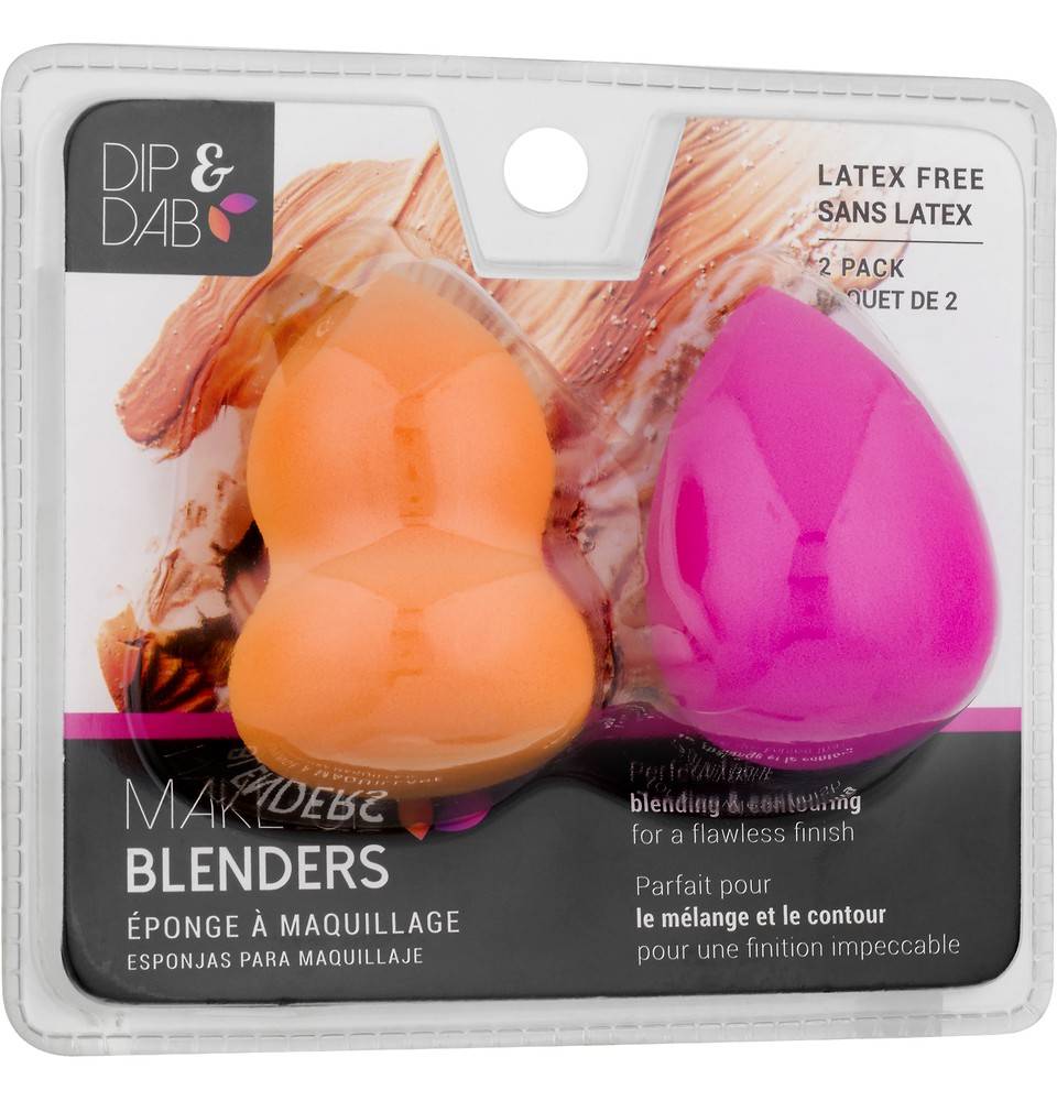 Dip & Dab Latex Free Makeup Blenders (0.4 oz)