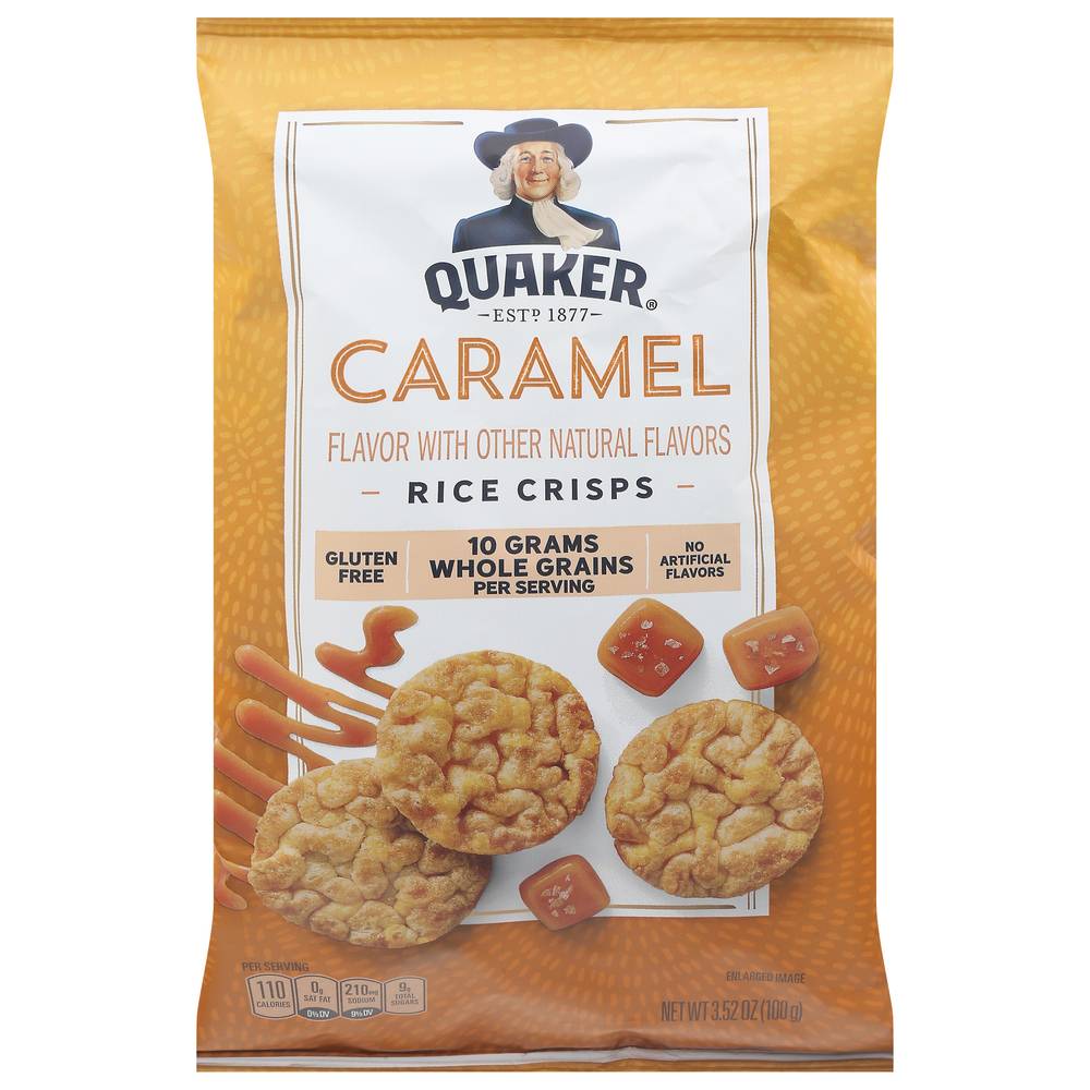 Quaker Rice Crisps, Caramel (3.52 oz)