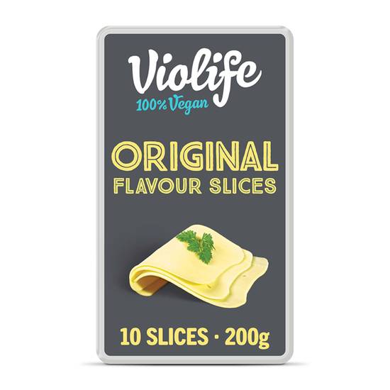 Violife Original Flavour Slices Vegan Alternative to Cheese 200g