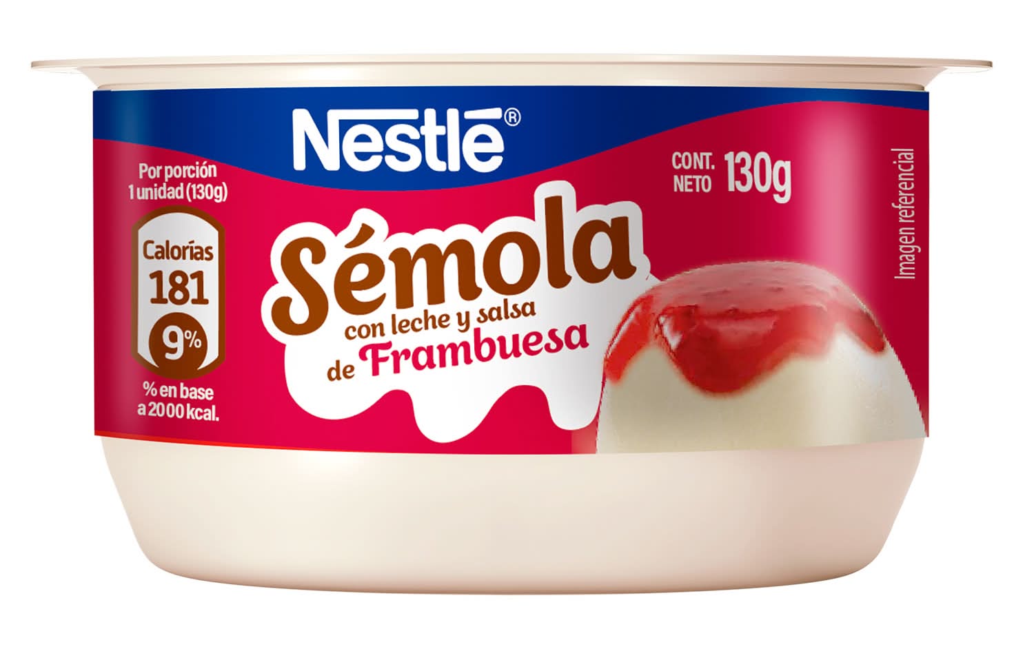 Nestlé · Sémola - Frambuesa (130 g)