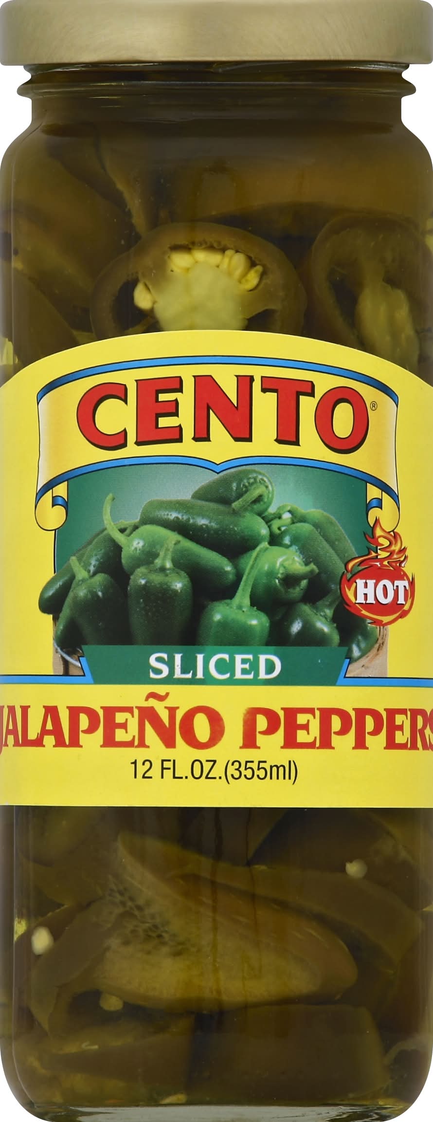 Cento Sliced Jalapeno Peppers (12 oz)