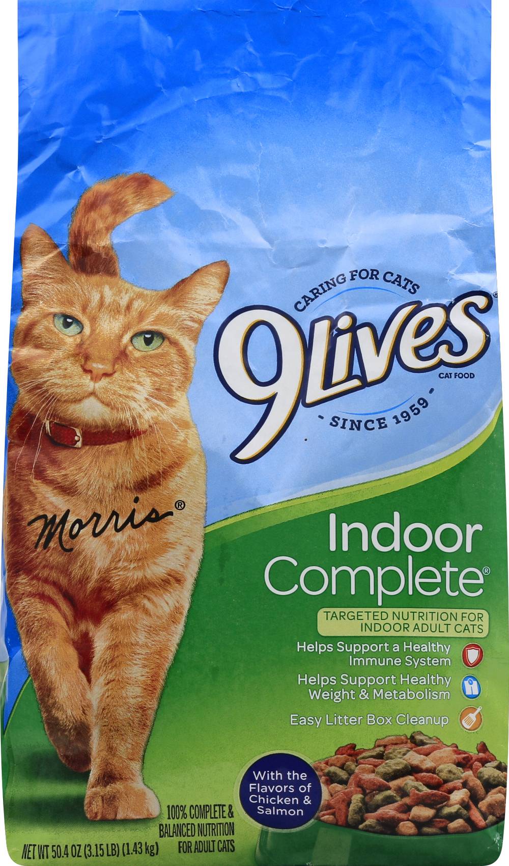 9Lives Indoor Complete Cat Food (3.15 lbs)