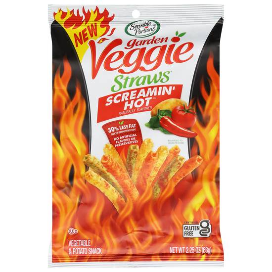 Sensible Portions Screamin' Hot Garden Veggie Straws