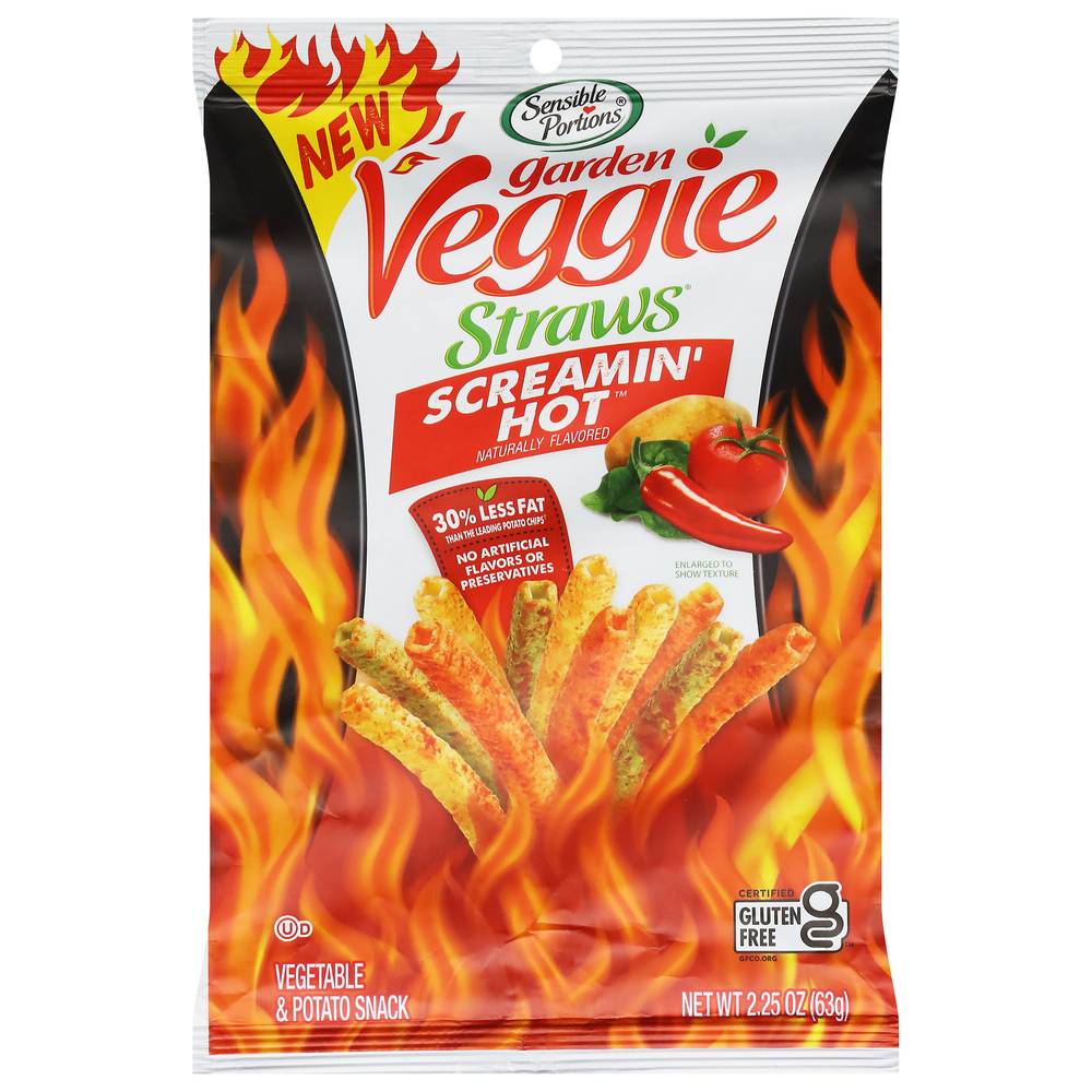 Sensible Portions Screamin' Hot Garden Veggie Straws (2.25 oz)