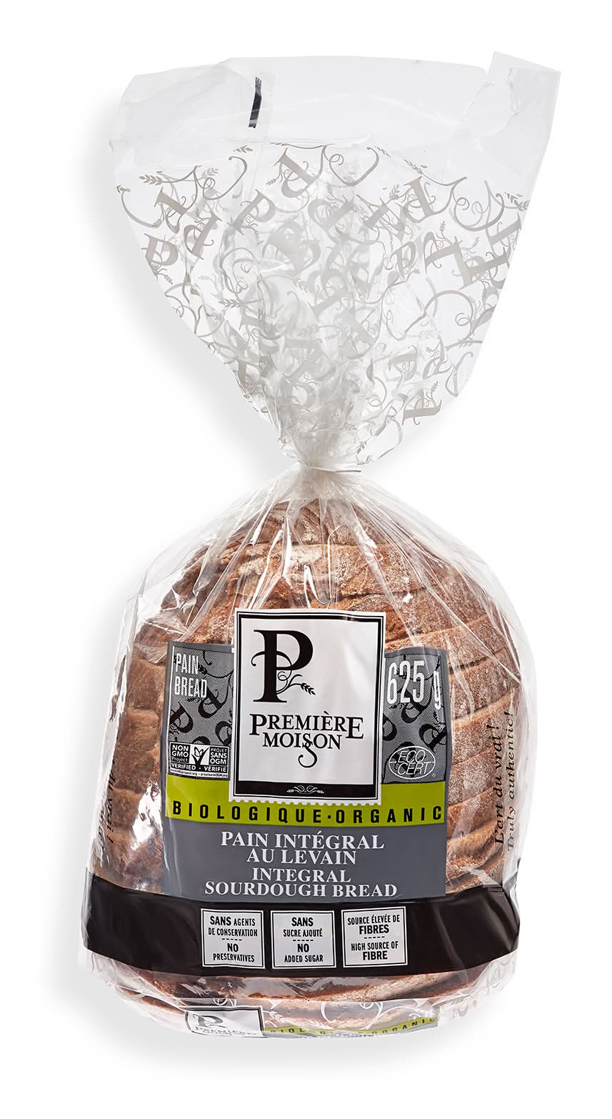 Première moisson pain au levain intégral bio - organic integral sourdough bread