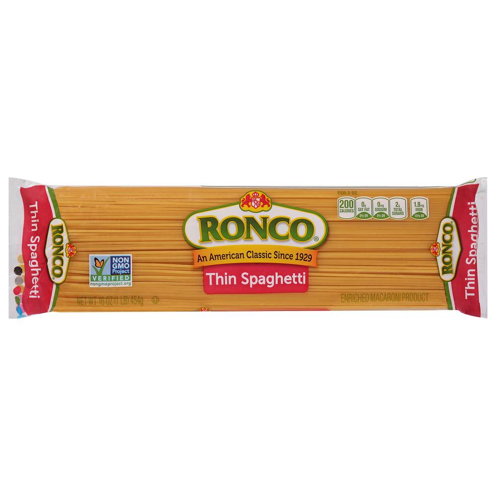 Ronco Thin Spaghetti (1 lbs)