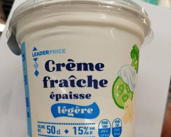 Crème épaisse 15% 50CL tlj