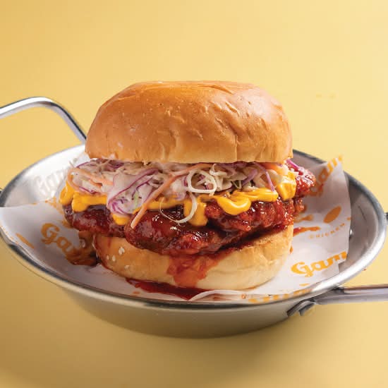 Korean Burger With Sauce