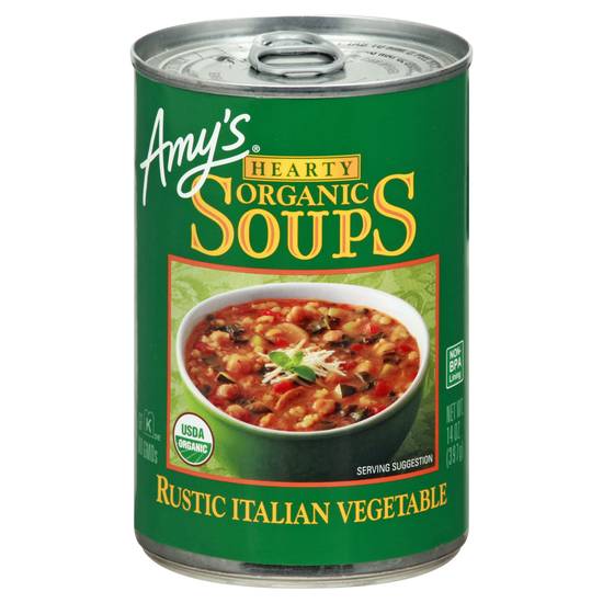 Amy's Hearty Organic Rustic Italian Vegetable Soups