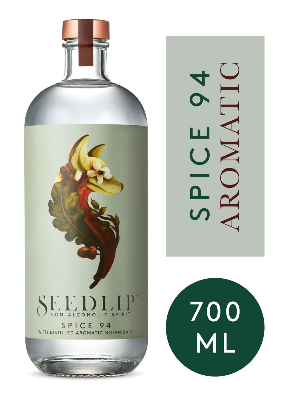 Seedlip Sugar Free Aromatic Spice 94 Non-Alcoholic Spirit (700 ml)