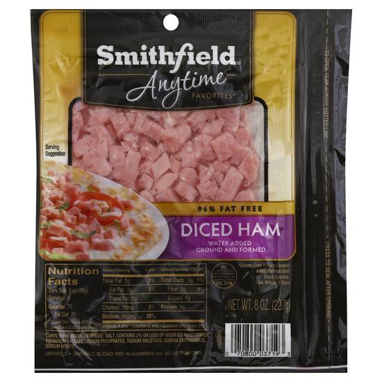 Smithfield Anytime Favorites Diced Ham