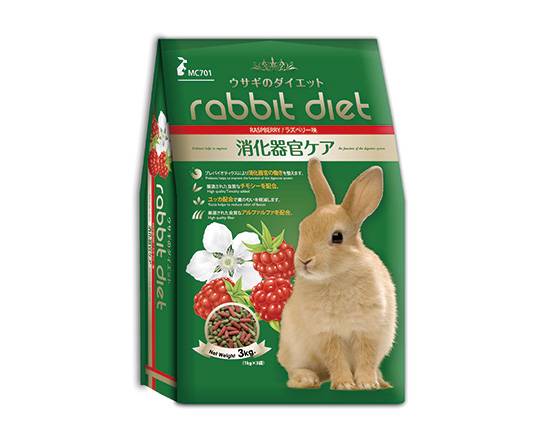 【日本GEX】覆盆子口味愛兔高纖美味餐3kg#20094195