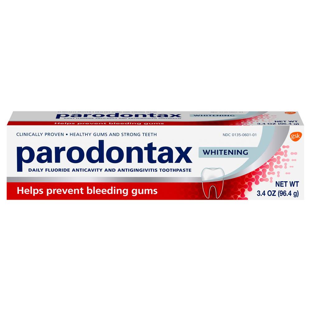 Parodontax Whitening Anticavity & Antigingivitis Toothpaste (3.4 oz)