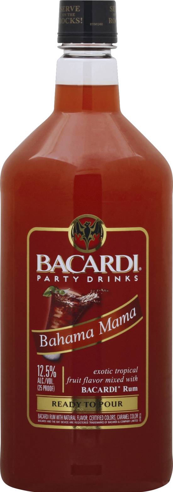 Bacardi Bahama Mama Party Drink Rum 1992(1.75 L)