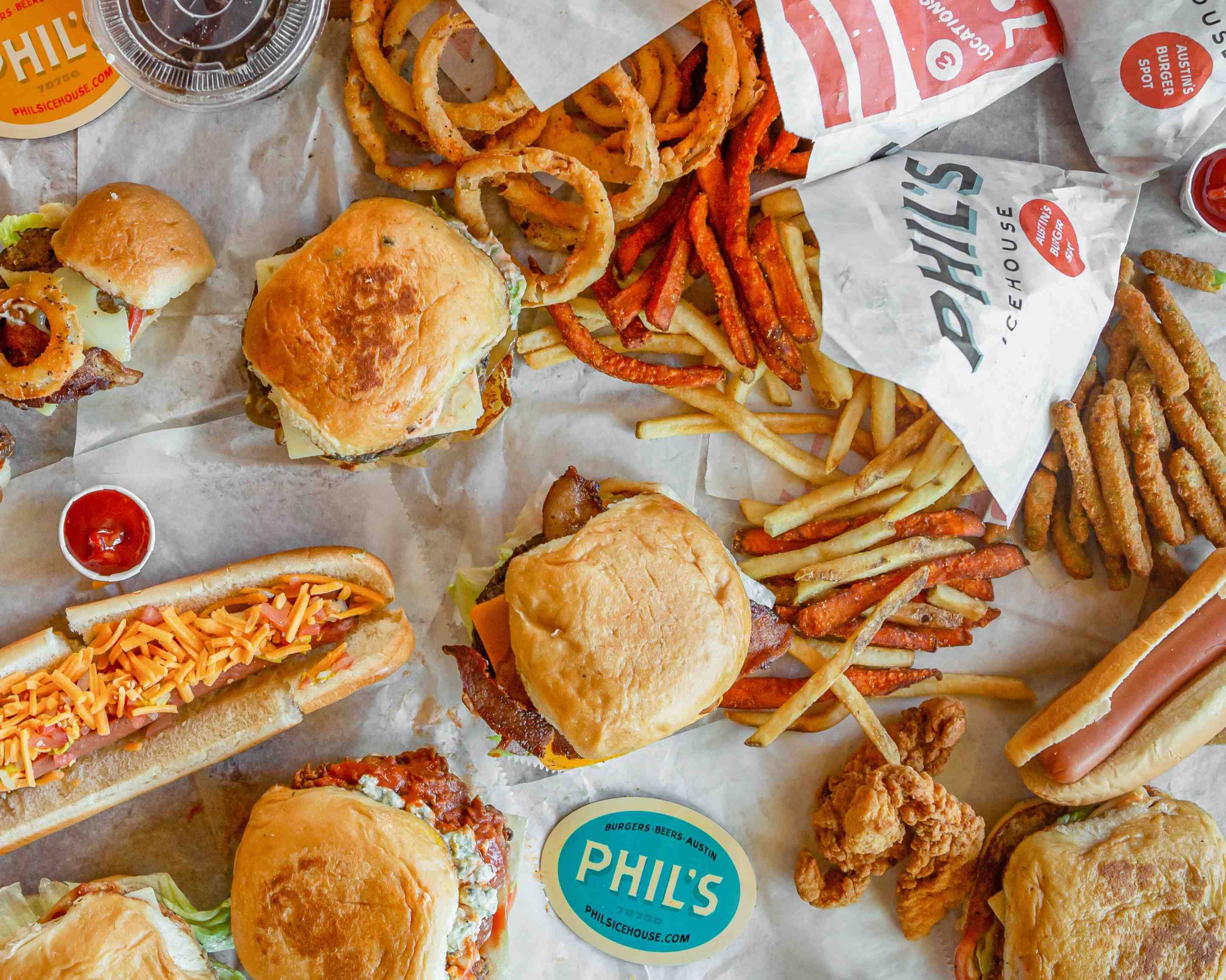 Order Phil's Icehouse (North 183) Menu Delivery in Austin Phil's