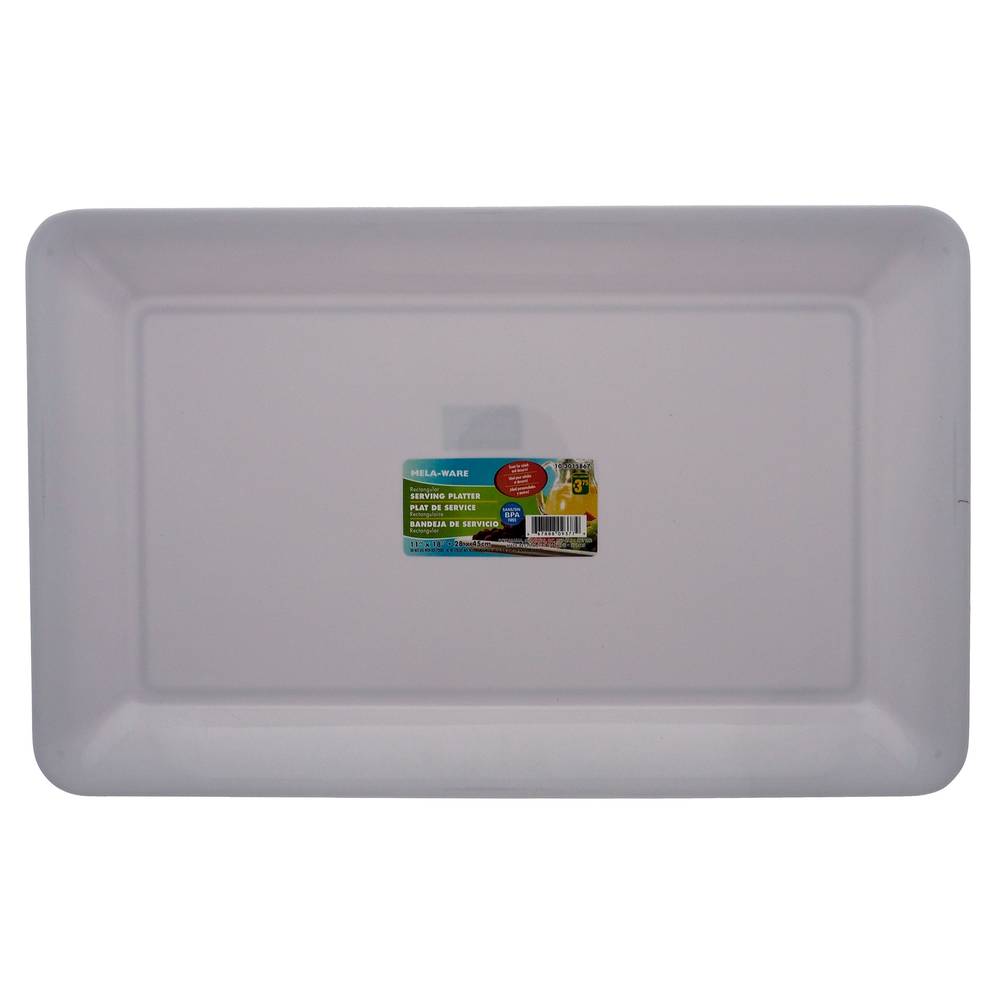 Plastic Rectangular Serving Platter