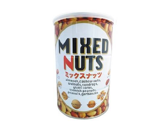 259549：なるみ物産 ミックスナッツ缶 355G / Narumi Mixed nuts