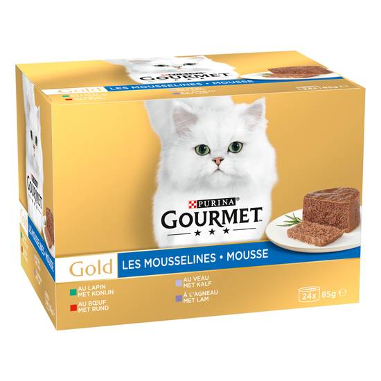 Purina - Gourmet gold les mousselines pour chat adulte