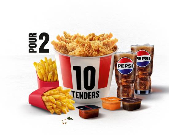 MENU BUCKET DUO - 10 TENDERS®