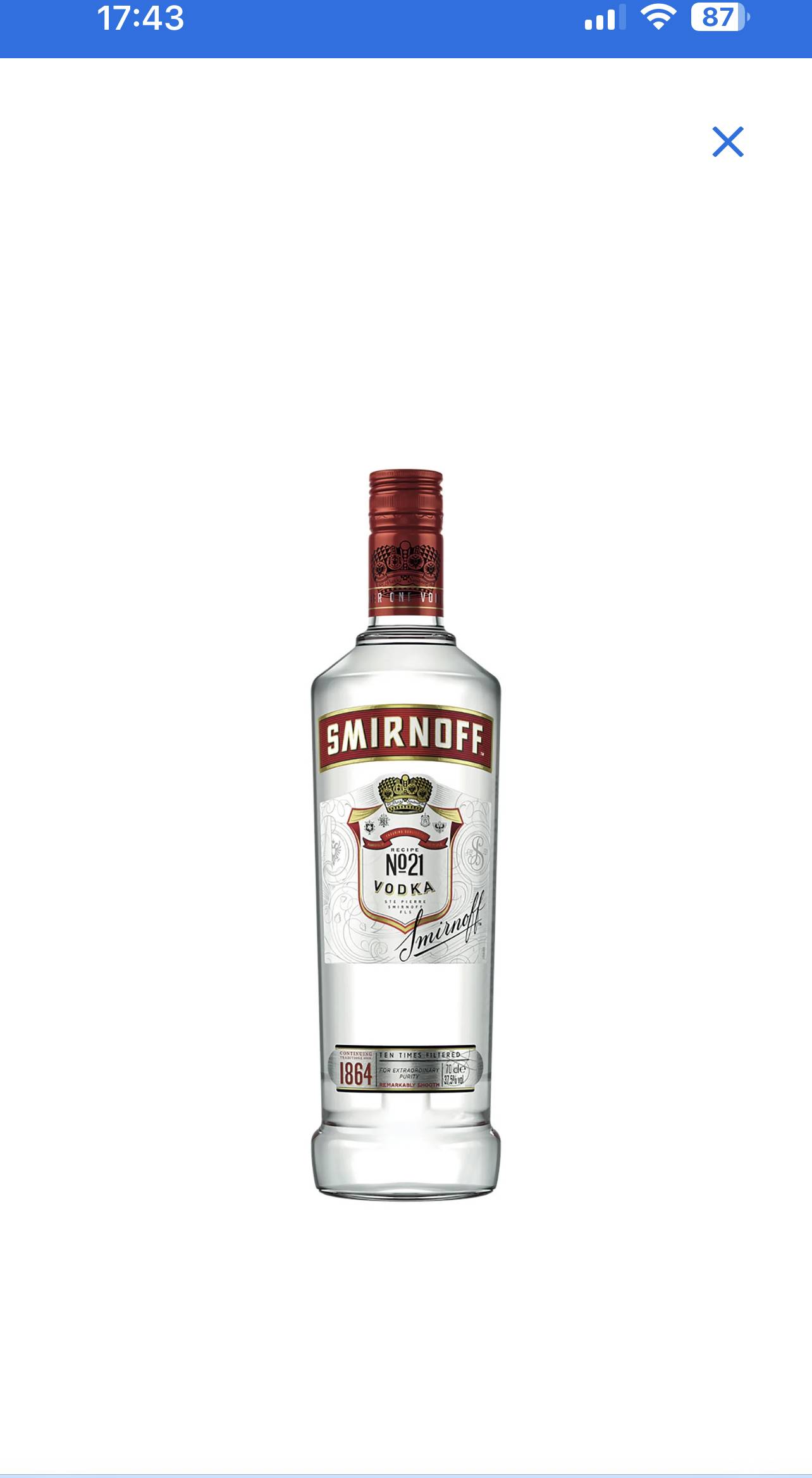 Vodka Smirnoff