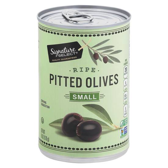 Signature Select Olives Ripe Pitted Small (6 oz)