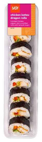 YO! Chicken Katsu, Dragon Sushi Rolls (209g)