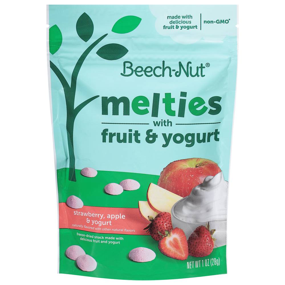 Beech-Nut Stage 3 Strawberry Apple & Yogurt Melties Baby Food (1 oz)