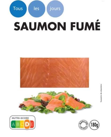 Tous Les Jours - Saumon fumé (180g)