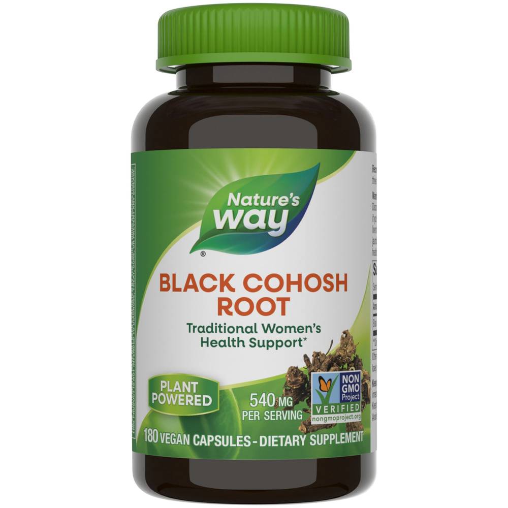 Nature's Way Black Cohosh Root Vegan Capsules