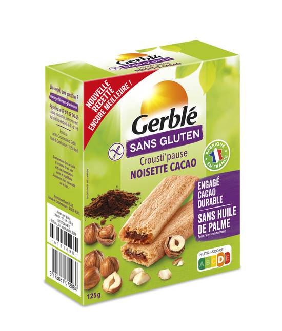 Gerblé - Crousti'pause noisette cacao