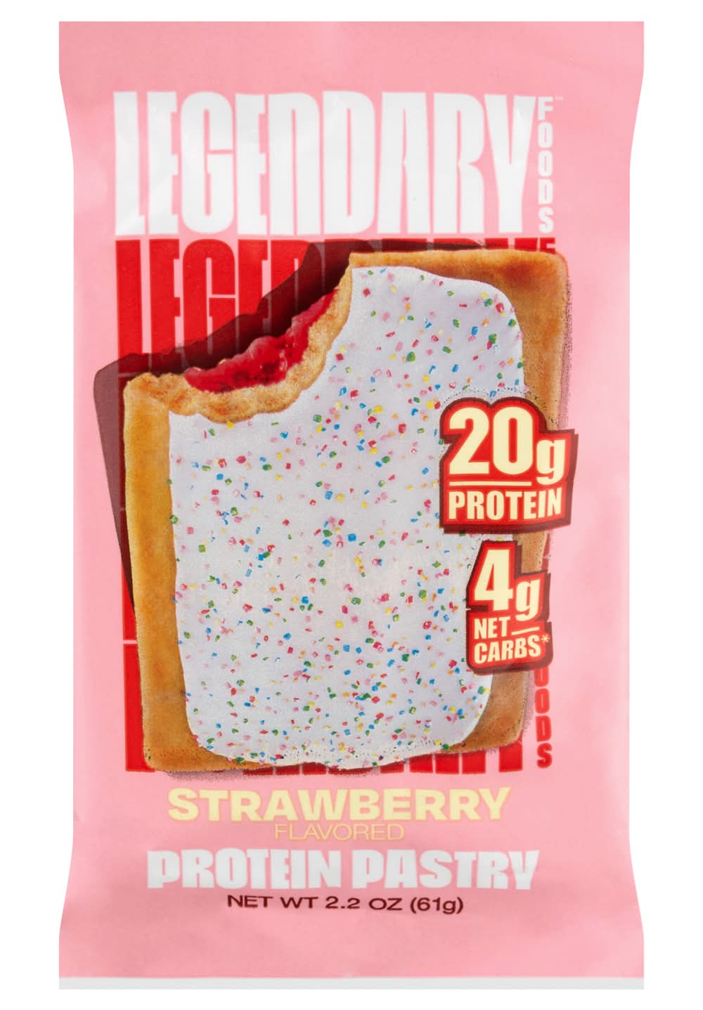 Legendary Foods Protein Pastry, Strawberry (2.2 oz)